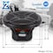 Pyle Pyle 6.5 Inch Dual Marine Speakers - Waterproof, Bluetooth Compatible, Amplified Audio Stereo PLMRF65MB - alternate 11